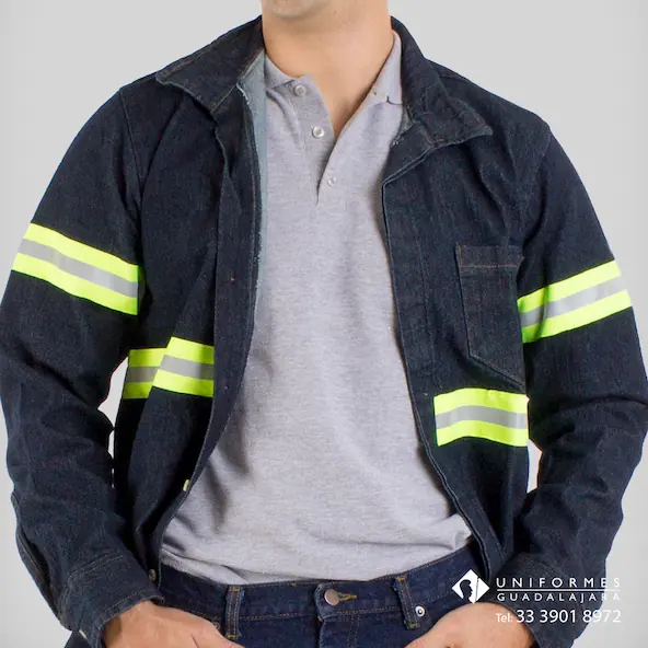 Camisolas para soldador de mezclilla gruesa uniformes industriales Guadalajara