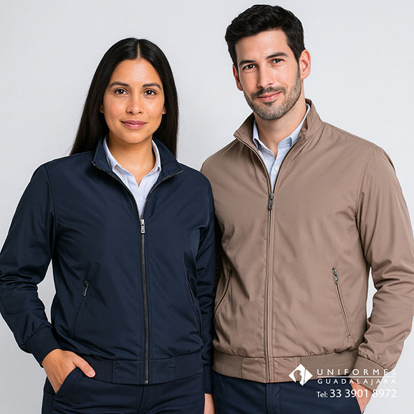 Chamarra Ejecutiva De Trabajo Unisex Mayoreo Bordado Fabrica Guadalajara