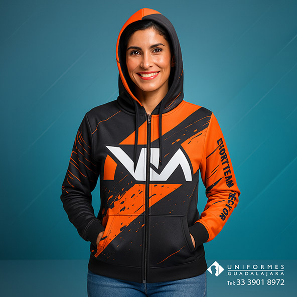 Sudadera fabricación sublimado fullprint personalizado Guadalajara
