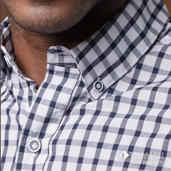 Camisas tela a cuadros uniformes empresariales Bibo Bilbao