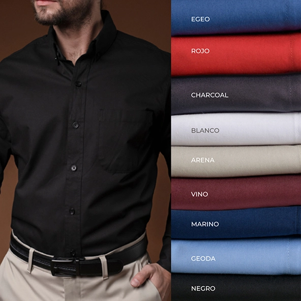 Camisas de gabardina para uniformes empresariales Guadalajara
