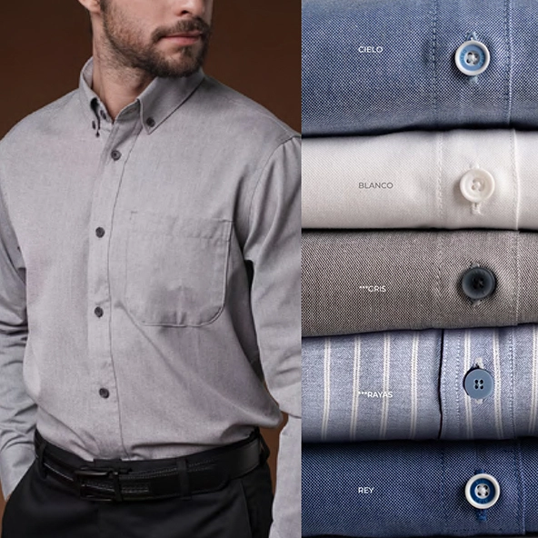 Camisas Oxford Uniformes Empresariales Guadalajara Logotipo Bordado